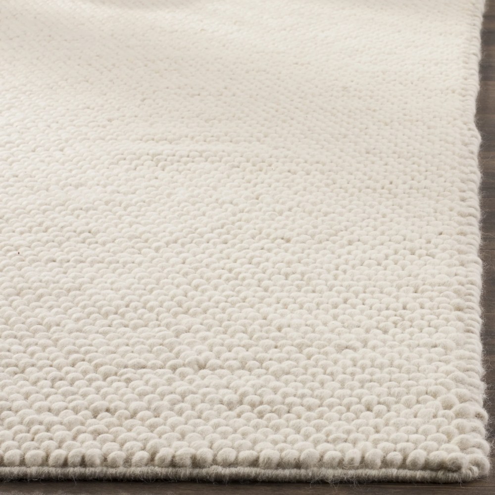 SAFAVIEH Natura Feride Solid Braided Wool Area Rug, Ivory, 6" x 9" - Scandinavian Design, Ivory, Handmade Wool Blend, Ideal for Living Room, Bedroom, Dining Space - Image 3