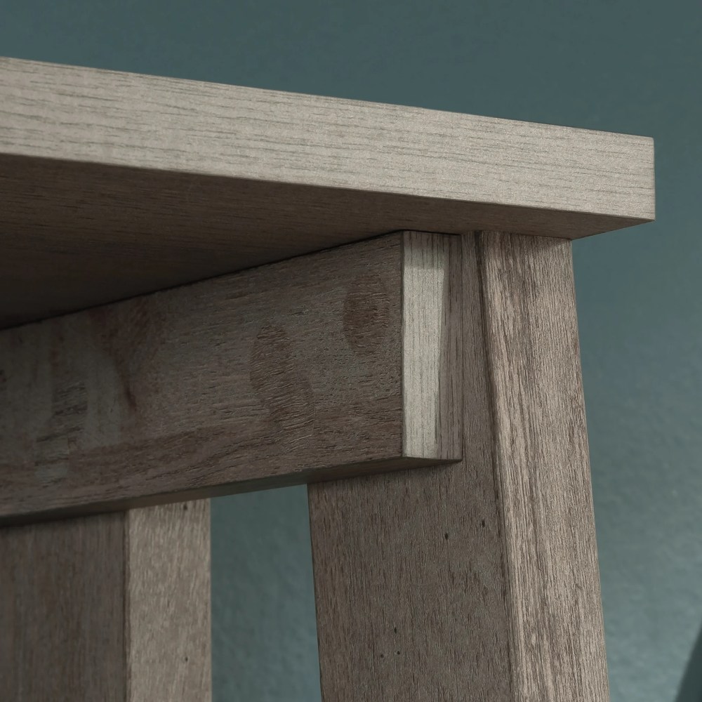 Sauder Trestle 5-Shelf Open Display Bookcase, Mystic Oak Finish - Image 9