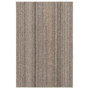 Garland Rug Striped Shag Assorted Earth Tones Indoor Area Rug, 6" x 9"