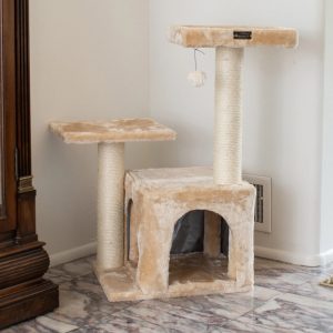 Armarkat Classic Cat Tree A3207,  32-inch Beige