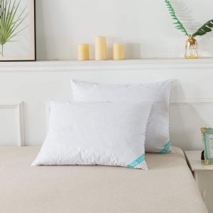 Waverly 300tc White Duck Down Pillow - Standard/Queen