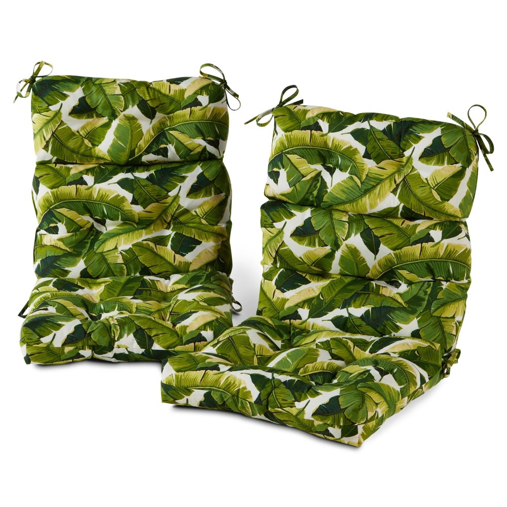 Sunbeam 44 x 22 in. Outdoor High Back Chair Cushion (2-Pack) by Greendale Home Fashions - Image 68