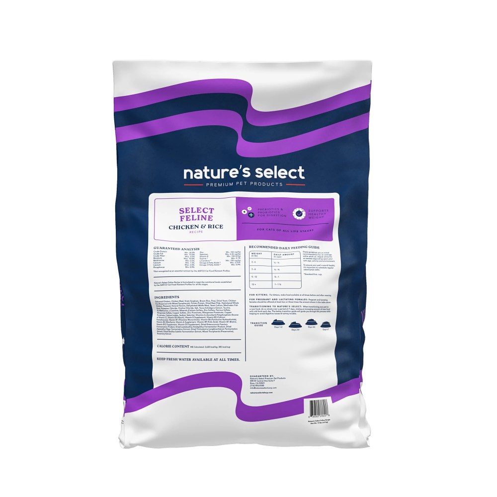 Nature's Select Feline Classic Nutrition Recipe - Dry Cat Food for All Ages - Image 6