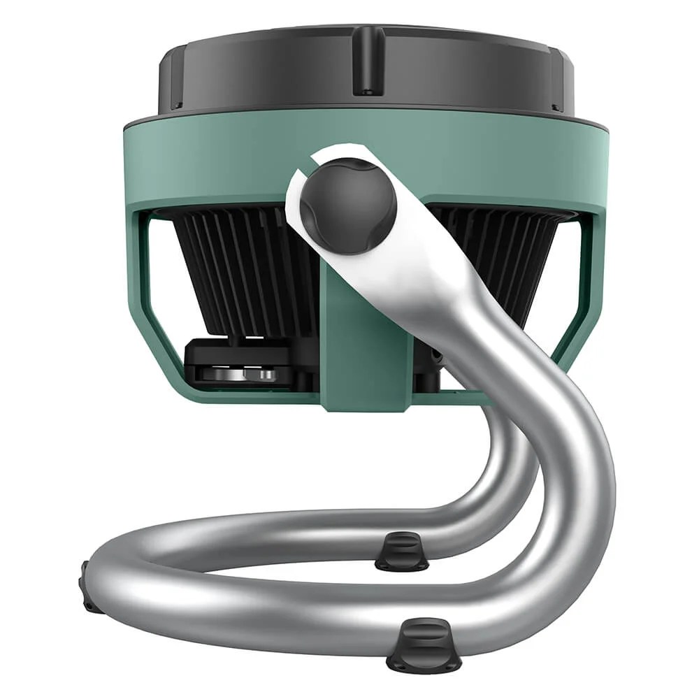Vornado EXO51 Small Heavy Duty Air Circulator, 3-Speed High Velocity Shop Fan, Dustproof and Water-Resistant Powerful Motor, Industrial High Impact Case, Green - Image 2