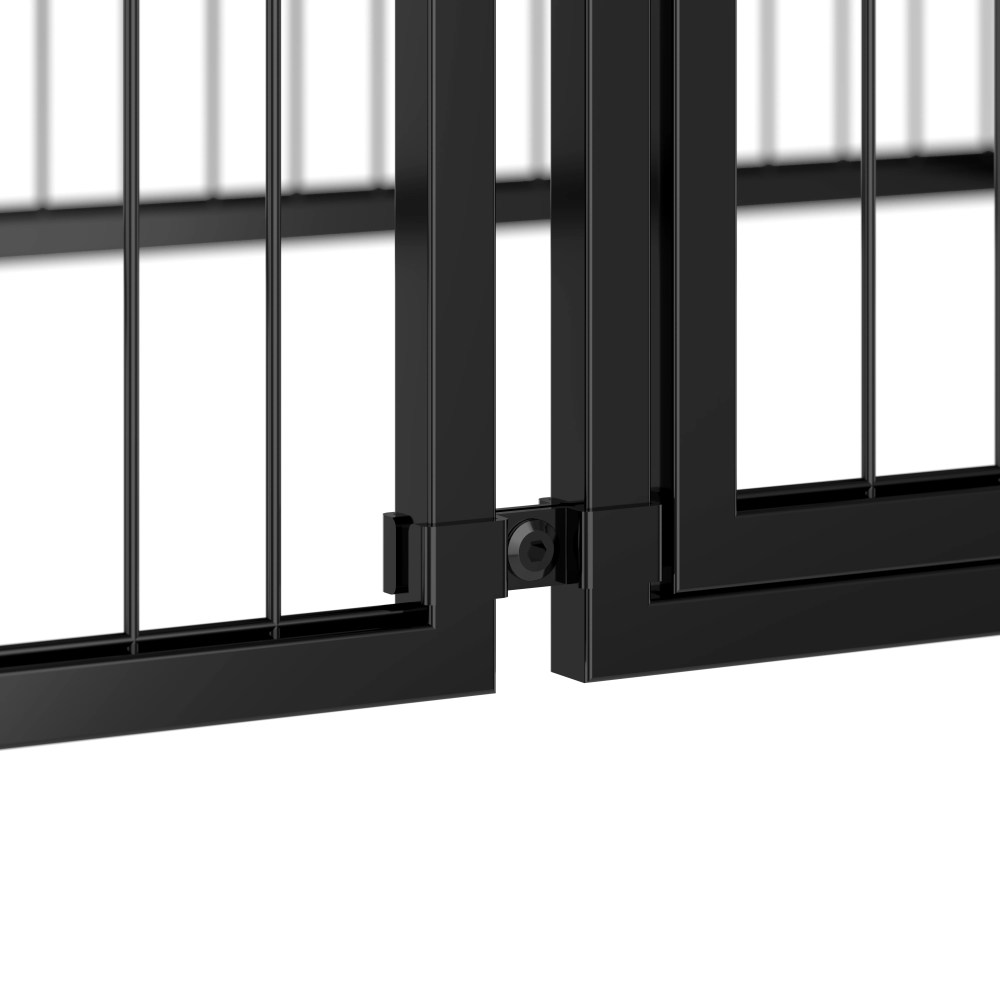 Large Dog Cage 48" Dog Kennel for Medium Dogs Puppy Dog Playpen with Top, Pet Cage, Indoor, Black.48"L x 26.3"W x 23.8"H. - Image 7