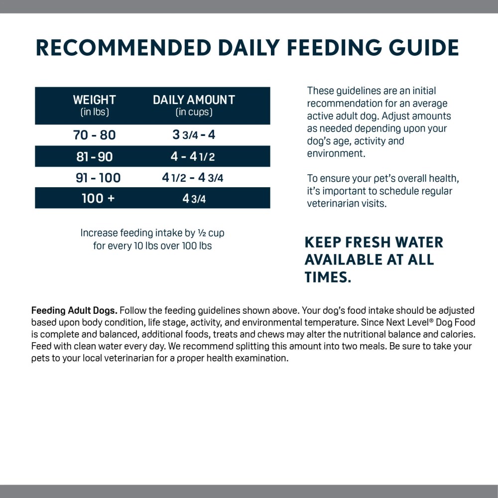 Next Level, Giant Breed Active Adult, Dry Dog Food, 50 lbs - Image 3