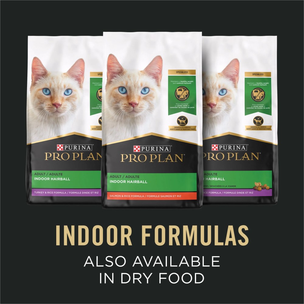Purina Pro Plan Indoor Balance, Grilled Salmon Entree in Sauce, Wet Cat Food, 3 oz Cans, 12 Pack - Image 6