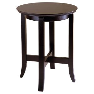 Winsome Wood Toby Round Accent Table,Espresso Finish