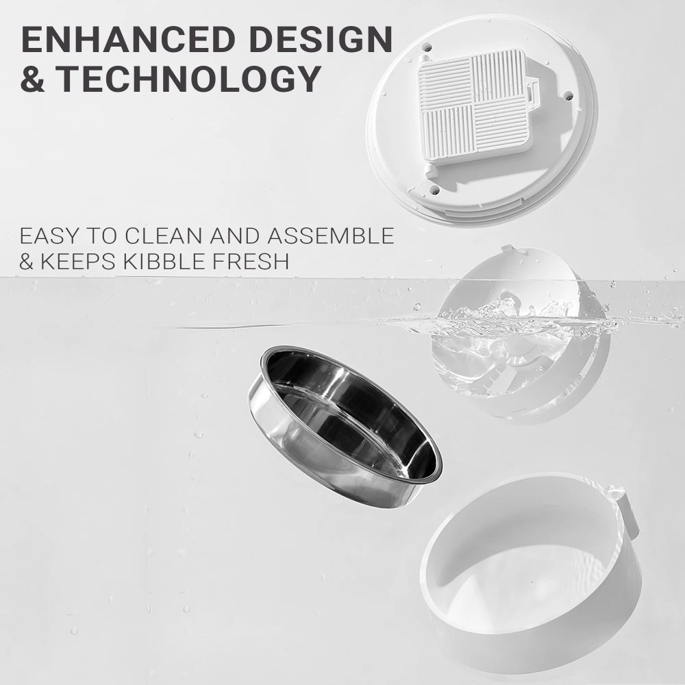 Instachew Purechew Mini Automatic Smart Cat Feeder, Smart Food Dispenser for Dogs and Cats - Image 3