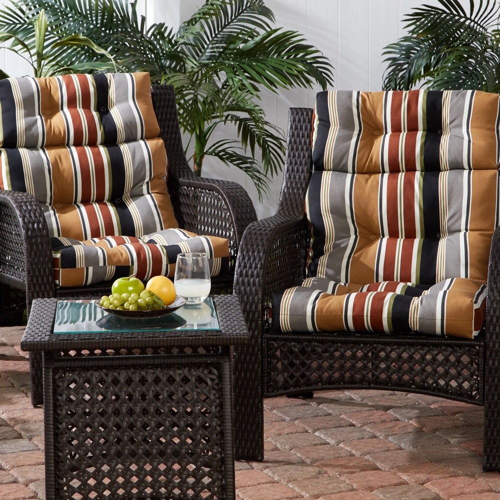 Sunbeam 44 x 22 in. Outdoor High Back Chair Cushion (2-Pack) by Greendale Home Fashions - Image 74