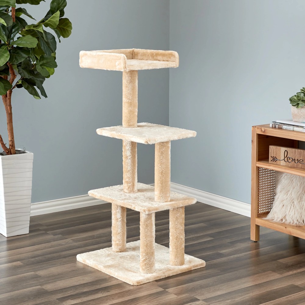 Two by Two Sycamore 44.1-inch Cat Tree, Cat Tower, Scratch Pad & Playground - Image 13