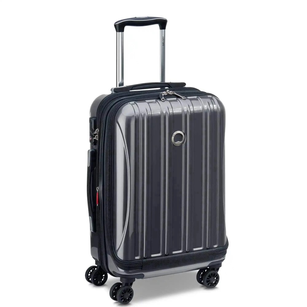 DELSEY PARIS Helium Aero International Carry-on Hardside Expandable Spinner Luggage, Steel Grey