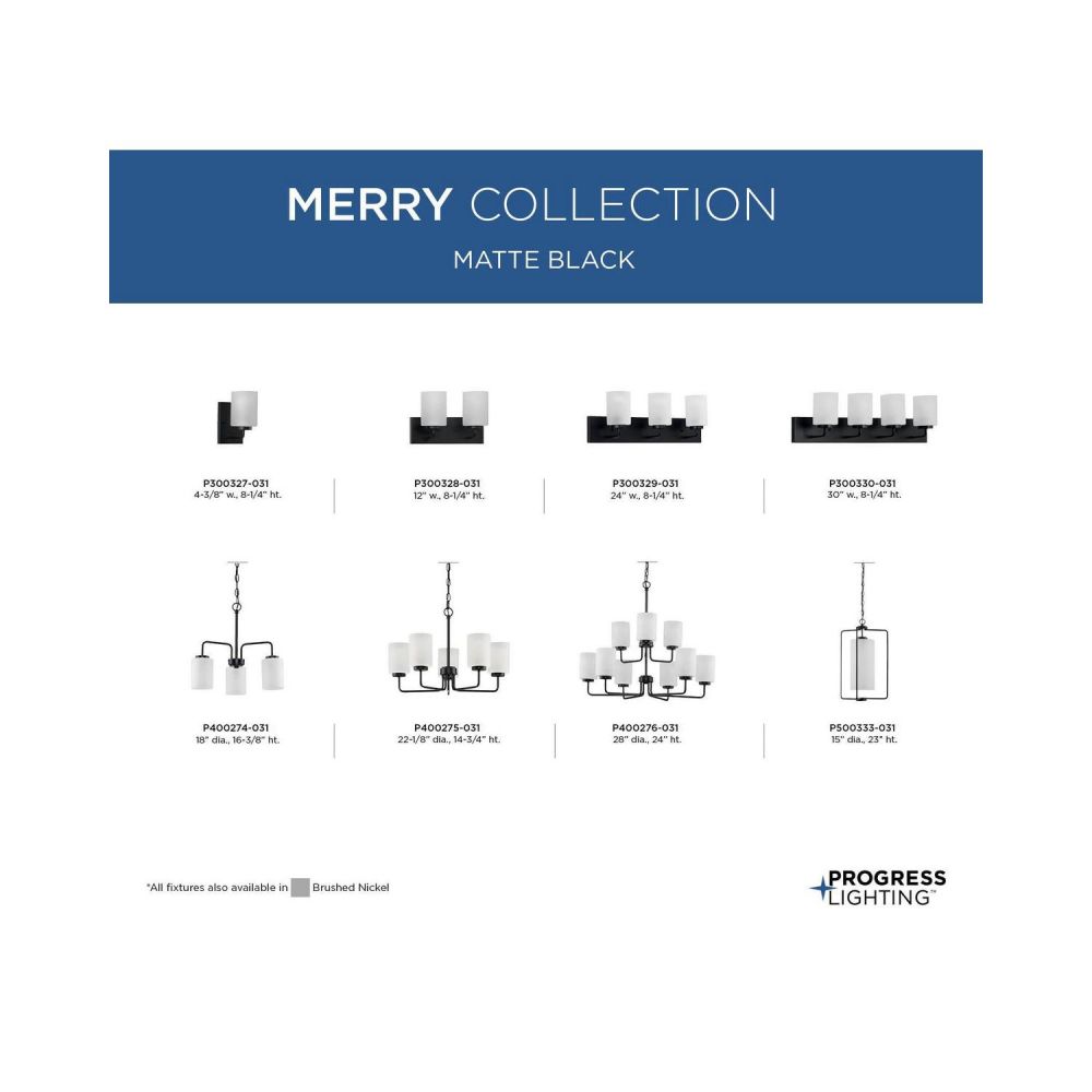 Merry Collection Five-Light Matte Black and Etched Glass Transitional Style Chandelier Light - Image 5