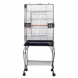 A&E Cage Opening Playtop Bird Cage,  Black