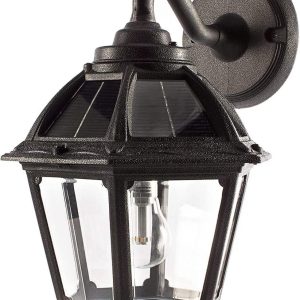 Polaris Solar Wall Light - Black