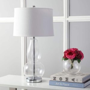 SAFAVIEH Mercurio Double Gourd Lamp (Set of 2)  Clear