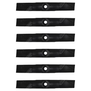 (6) Mower Blades Fits John Deere X300 X320 X324 X350 X354 X360 Replaces M145476