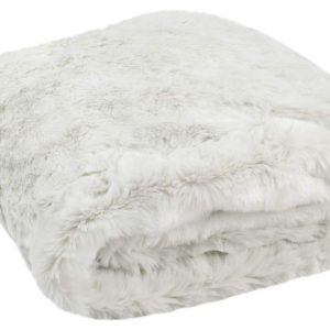 Safavieh Faux Chinchilla Solid Fur Throw