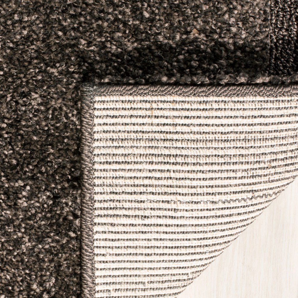 SAFAVIEH Florida Ellen Abstract Shag Area Rug, Dark Brown/Beige, 6" x 9" - Image 3