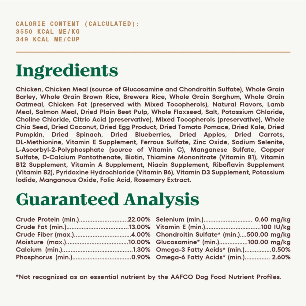 Nutro Ultra Adult Large Breed Dry Dog Food, Chicken, Lamb and Salmon Protein Trio, 13 lb Bag - Image 5