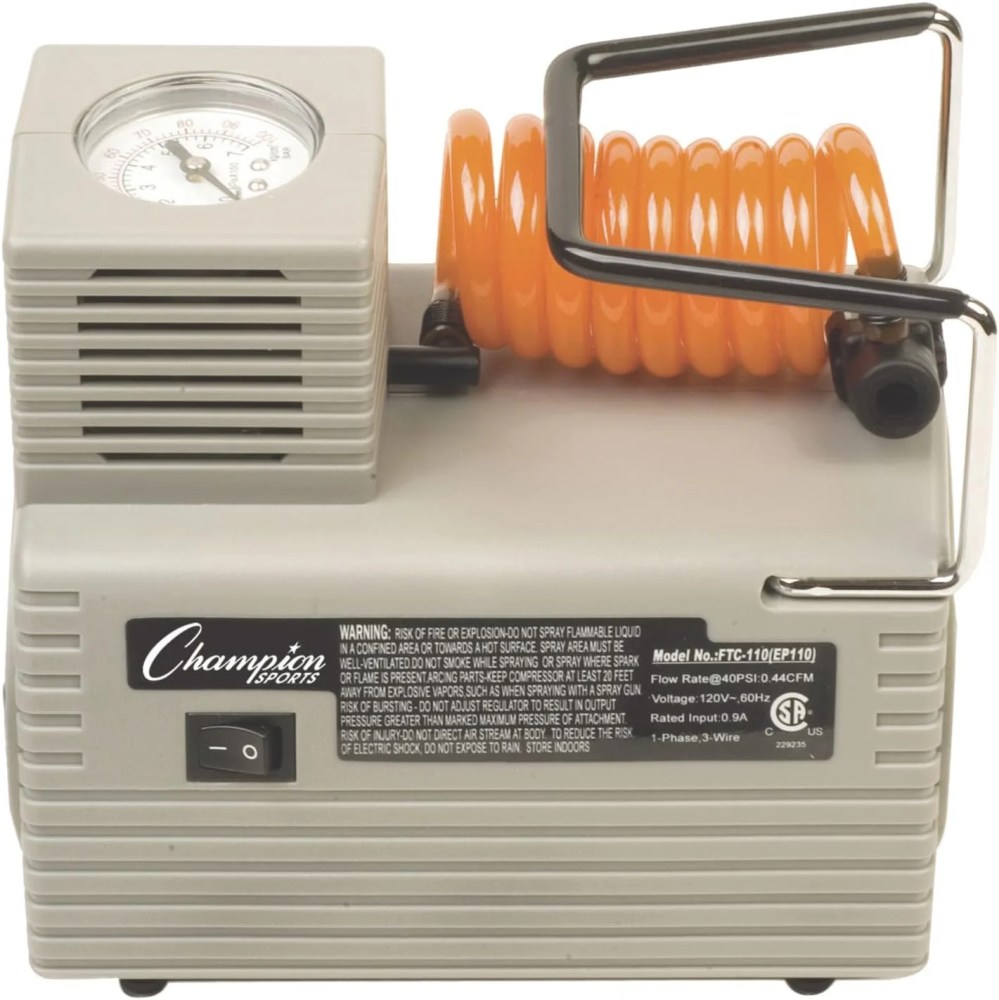 Champion Sports Economy Electric Inflating Air Pump - Image 4