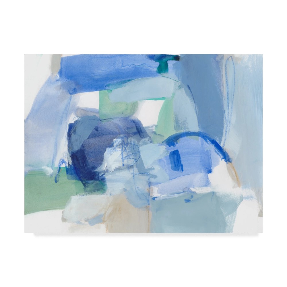 Trademark Fine Art 'Blue Formation II' Canvas Art by Christina Long