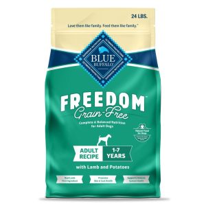 Blue Buffalo Freedom Grain-Free Adult Dry Dog Food,  Lamb & Potatoes,  24-lb. Bag
