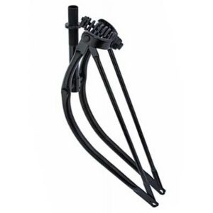 26" Bent Spring Fork 1" Black. beach cruiser fork, lowrider bike fork .lowrider bike parts