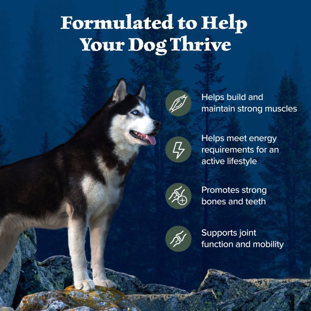 Blue Buffalo Wilderness Natural High-Protein Dry Food for Adult Dogs, Duck, 13-lb bag. - Image 4