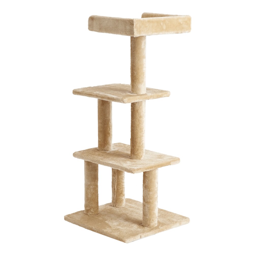Two by Two Sycamore 44.1-inch Cat Tree, Cat Tower, Scratch Pad & Playground - Image 12