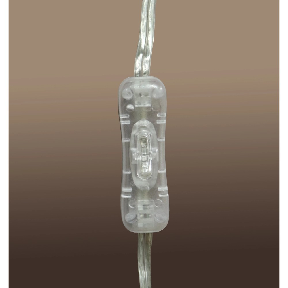 Mineya 5-light White 17-inch Chrome Swag Lamp - Image 4