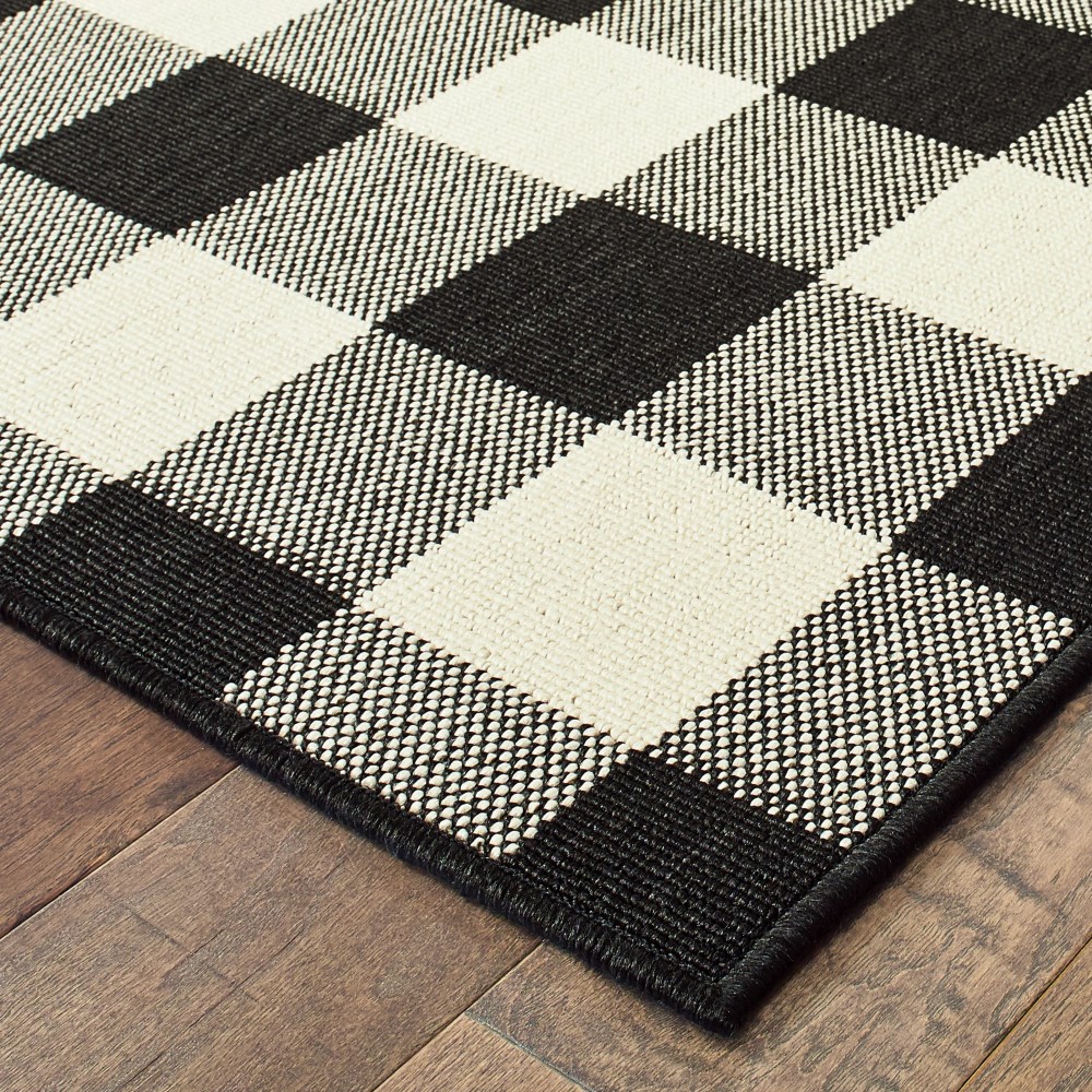 Avalon Home Mackinaw Gingham Check Indoor/Outdoor Area Rug - Image 2