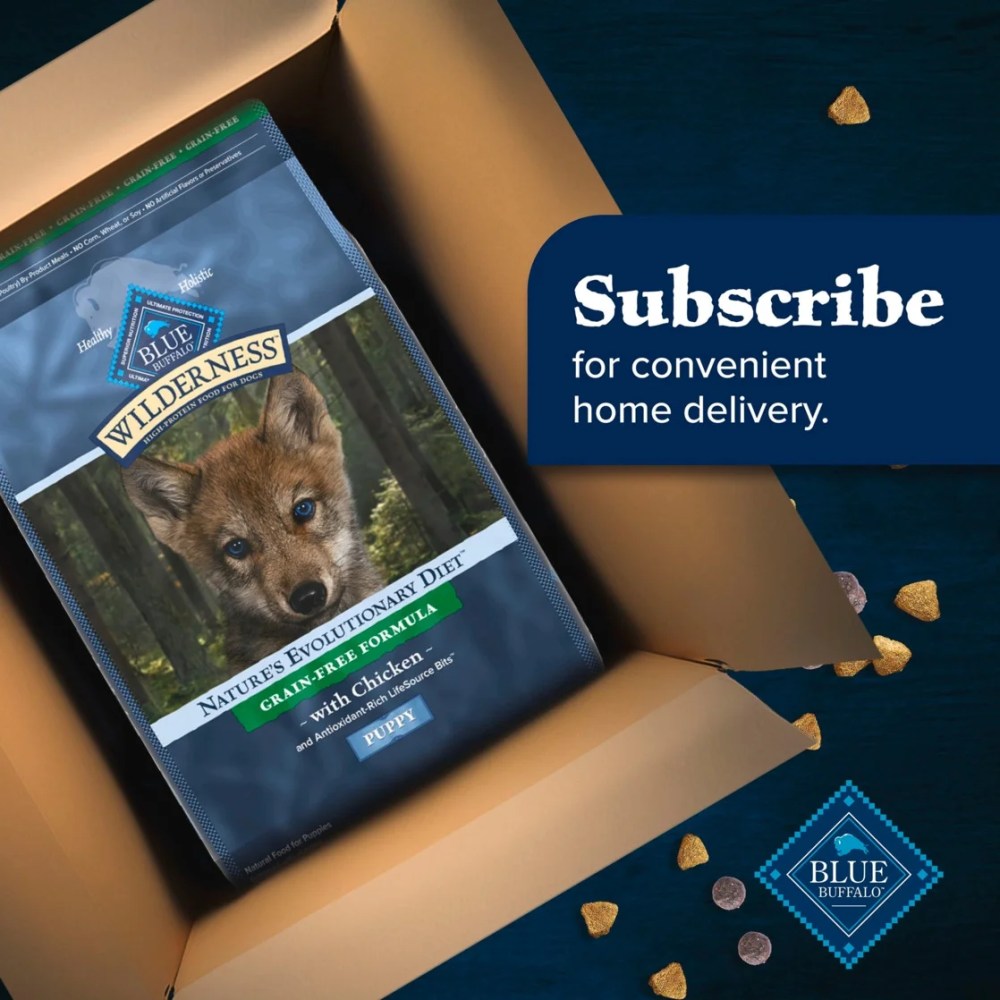 Blue Buffalo Wilderness High-Protein Grain-Free, Puppy Dry Dog Food, Chicken, 24-lb Bag - Image 12