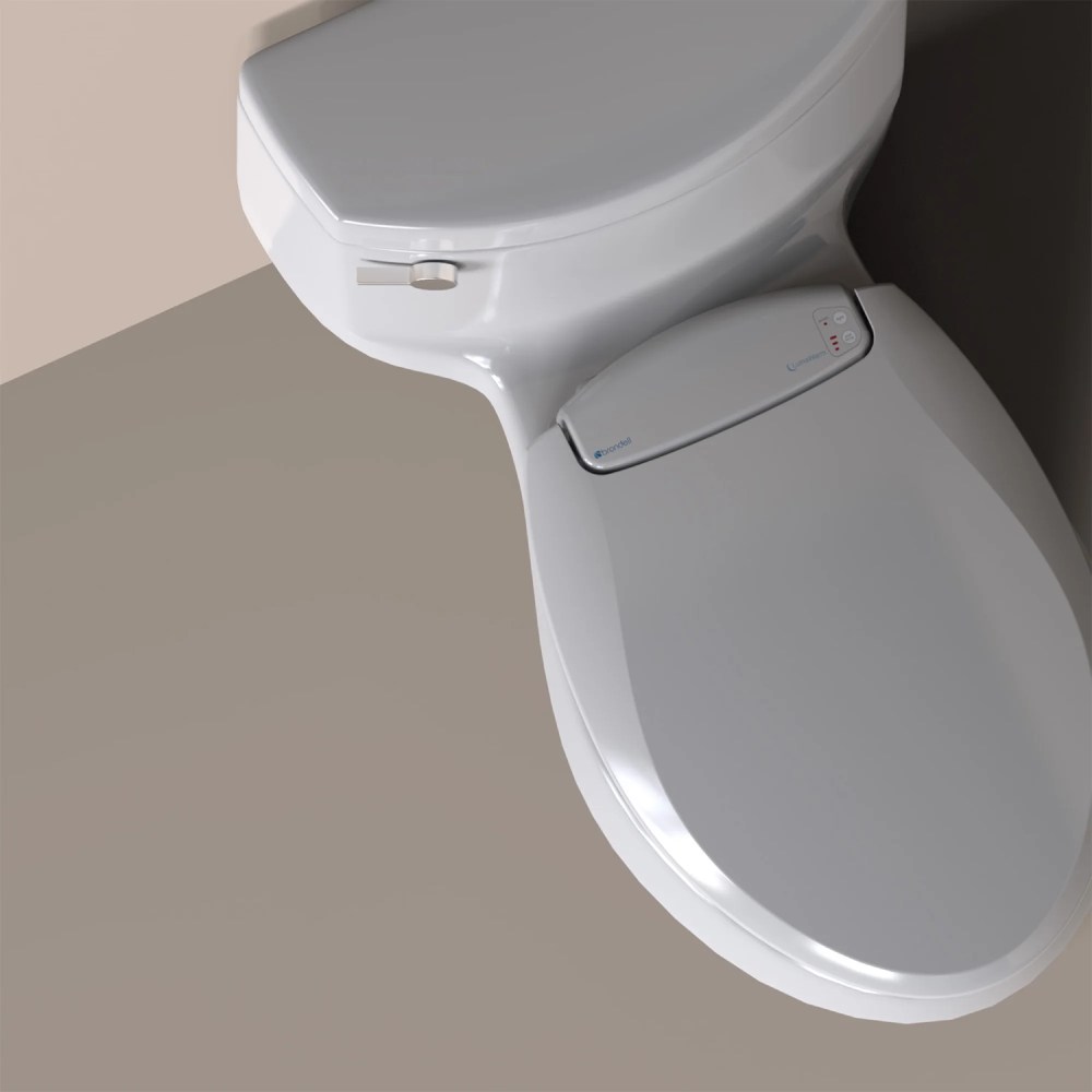 Brondell LumaWarm Heated Nightlight Toilet Seat - Elongated, White - Image 6