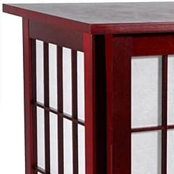 Oriental Furniture 27" Tall Hokkaido End Table Shoji Lamp, Table lamp, Traditional, living room, bed room - Image 5