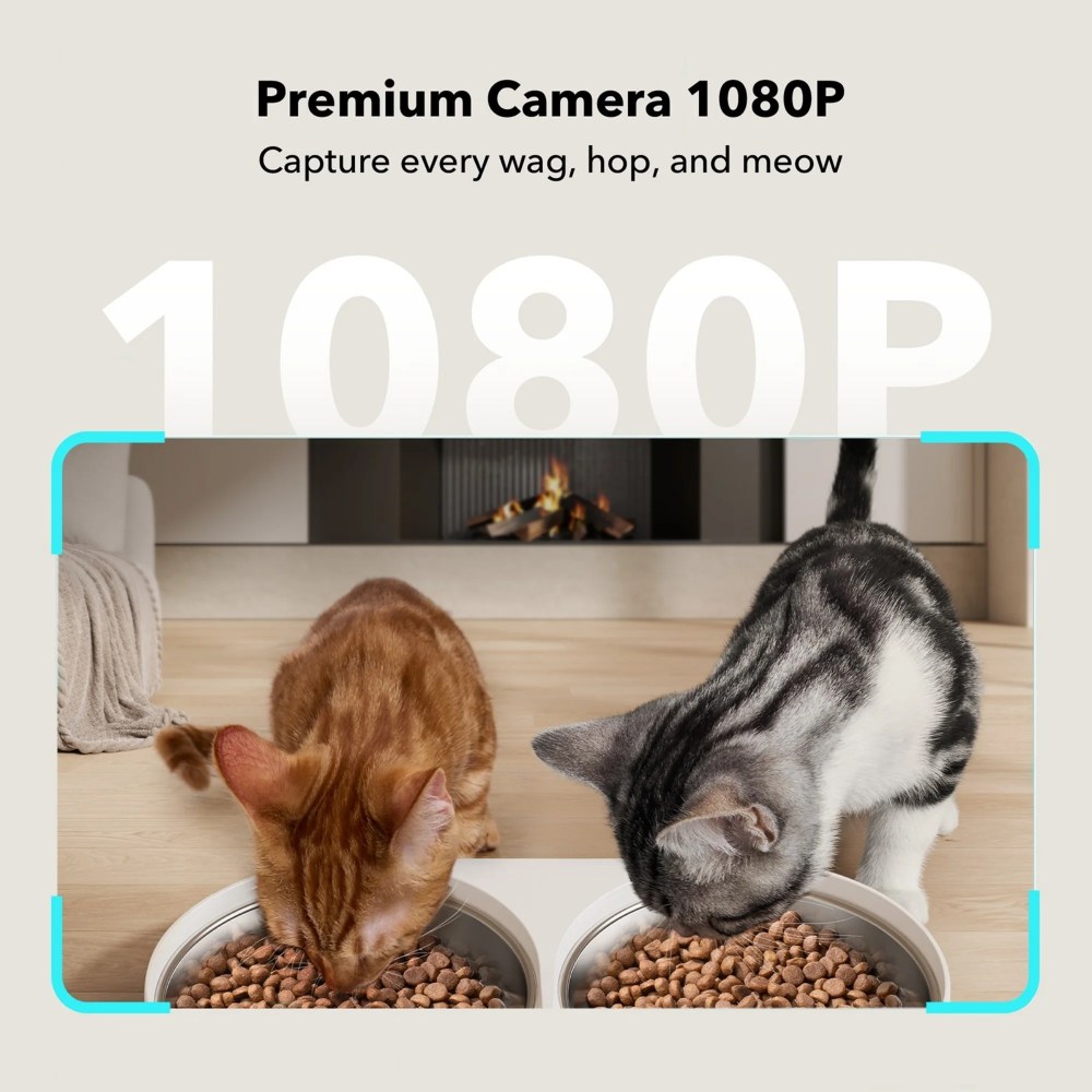 Petlibro Automatic Cat Feeder with Camera for2 Cats, 5G WiFi Pet Food Dispenser with APP Control, 2-Way Audio for Cat & Dog, Low Food & Motion & Sound Alertsm, 1080P HD Video with Night Vision - Image 7
