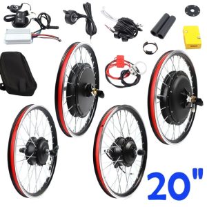 20" Front and Rear Wheel Electric Bicycle Conversion Kit