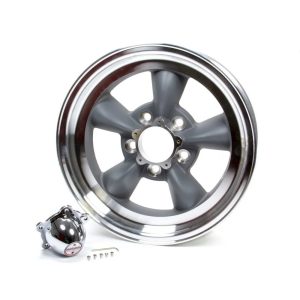 American Racing Vintage Aluminum Rim VN105 TORQ THRUST D 15X6in Torq Thrust Gray Machined Lip Finish,  VN1055661