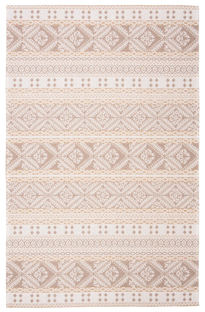 SAFAVIEH Augustine Willoughby Southwestern Area Rug, Taupe/Cream, 5" x 7'7" - Image 2