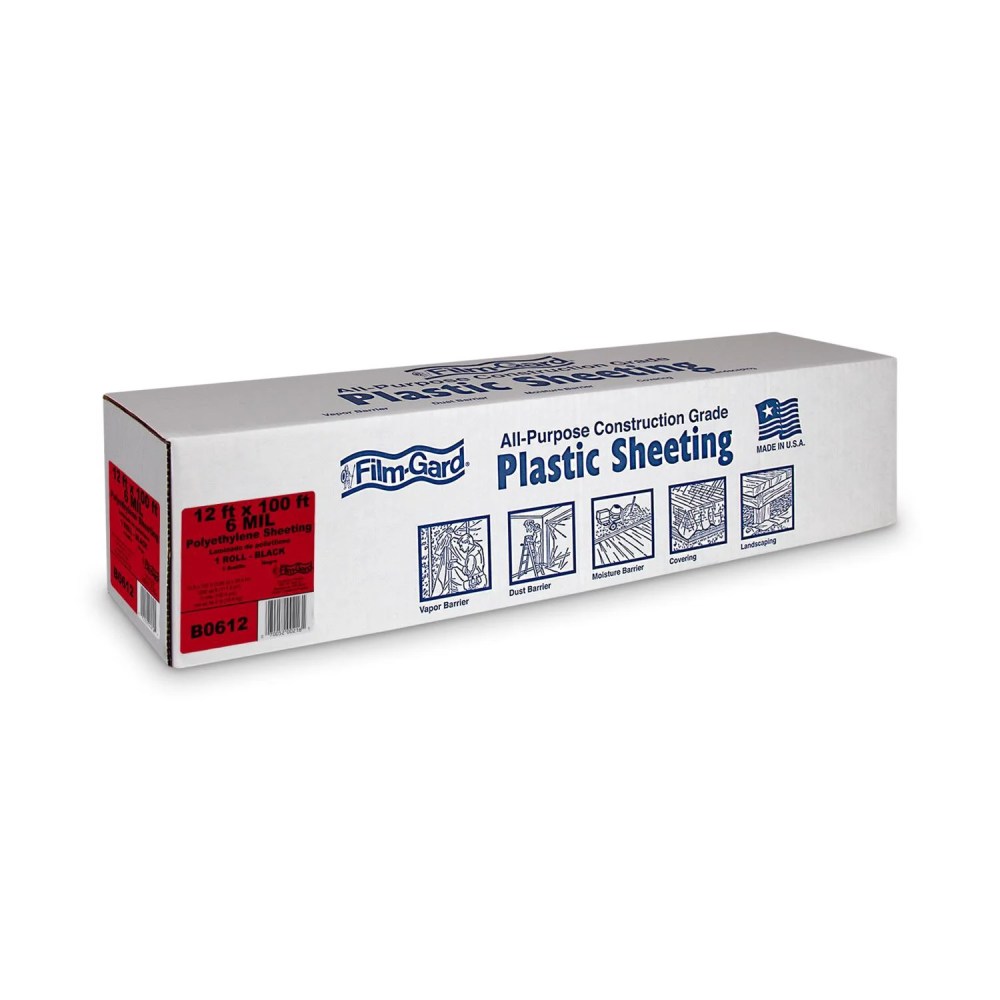 Berry Plastics Corp B0612 12100 Black Polysheeting - Image 8