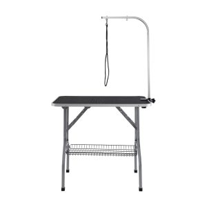 KFFKFF Pet Dog Cat Grooming Table Arm with Clamp 36" Foldable Adjustable Height