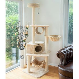 Armarkat Real Wood Cat Tree Model A7204,  Beige