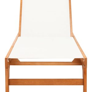 Safavieh Ralden Outdoor Patio Sunlounger - Natural/Beige