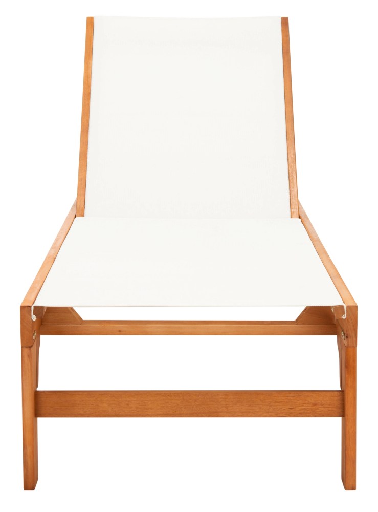 Safavieh Ralden Outdoor Patio Sunlounger - Natural/Beige