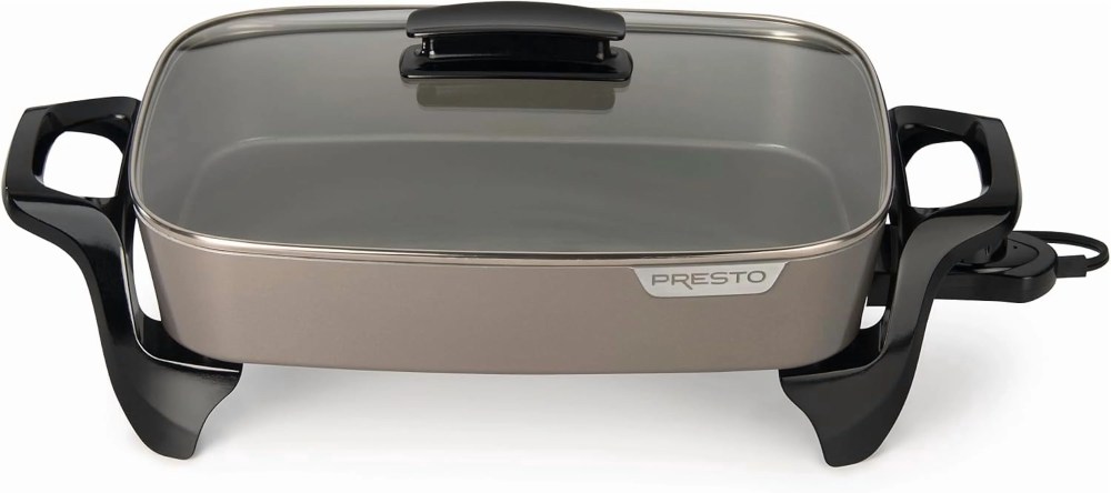 16-Inch Ceramic Electric Skillet,Grey