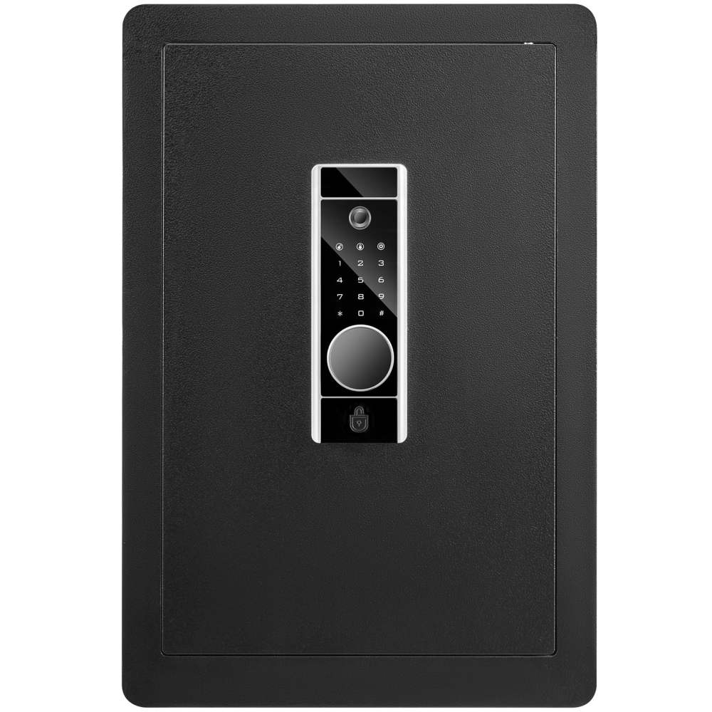 VEVOR Security Safe Box 2.2 Cubic Feet Fingerprint Digital Keypad Lock Box Safe Fingerprint Safe Box with Inner LED Light Fire Resistant Home Safe Steel for Cash Gold 15.75x13x23.6 inch - Image 4
