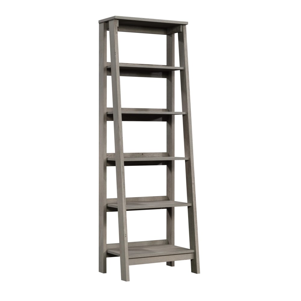Sauder Trestle 5-Shelf Open Display Bookcase, Mystic Oak Finish - Image 5