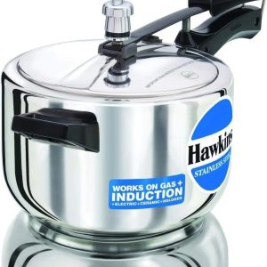 Hawkins Stainless Steel Induction Compatible Inner Lid Pressure Cooker,4 Liter