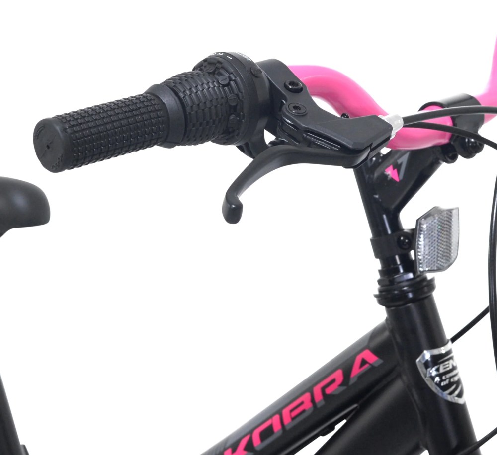 20" Kent Kobra Mountain Bicycle, Fits Rider 4'2" - 5", Black/Pink, Child, Unisex - Image 2