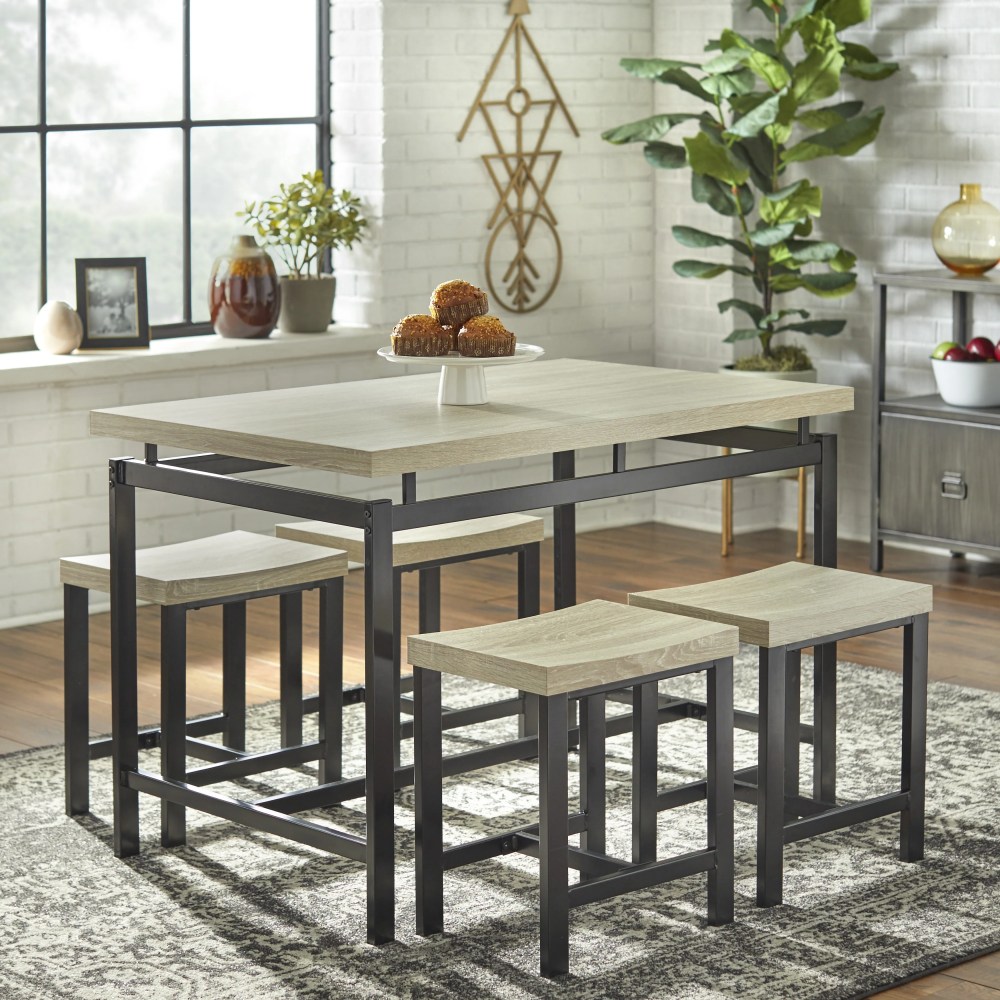 5-Piece Delano Dining Set,Natural - Image 6